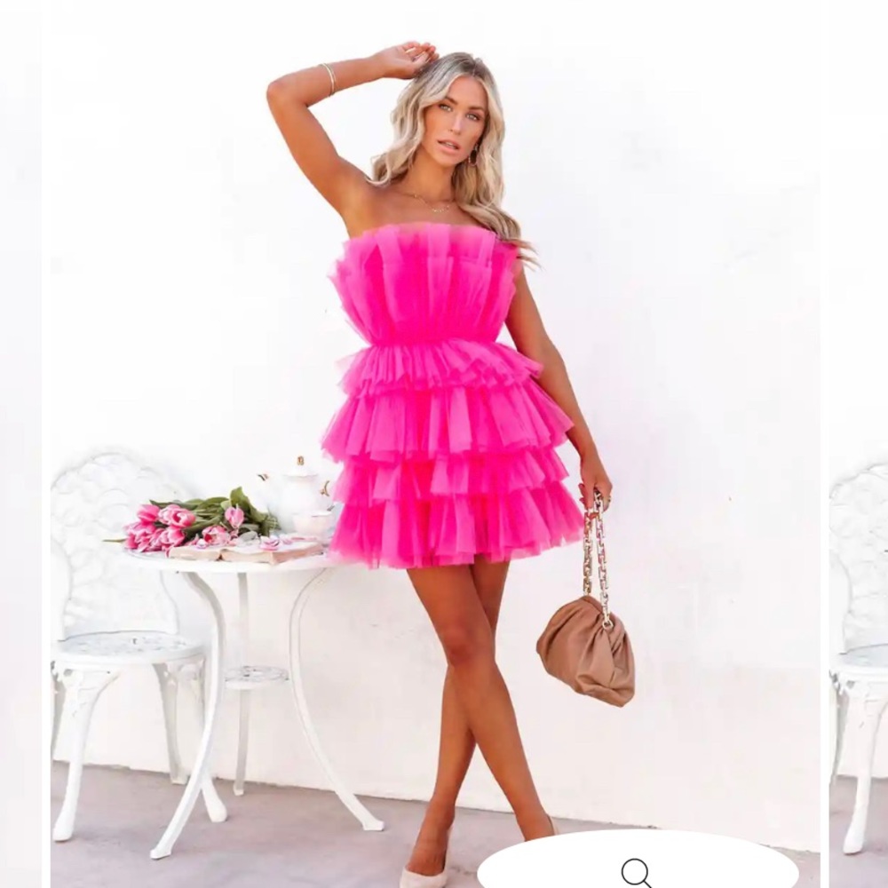 Vici Lillie Tulle Mini Dress